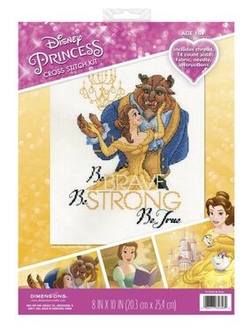 Dimensions Disney Princess Cross Stitch Kit - Beauty and the Beast
